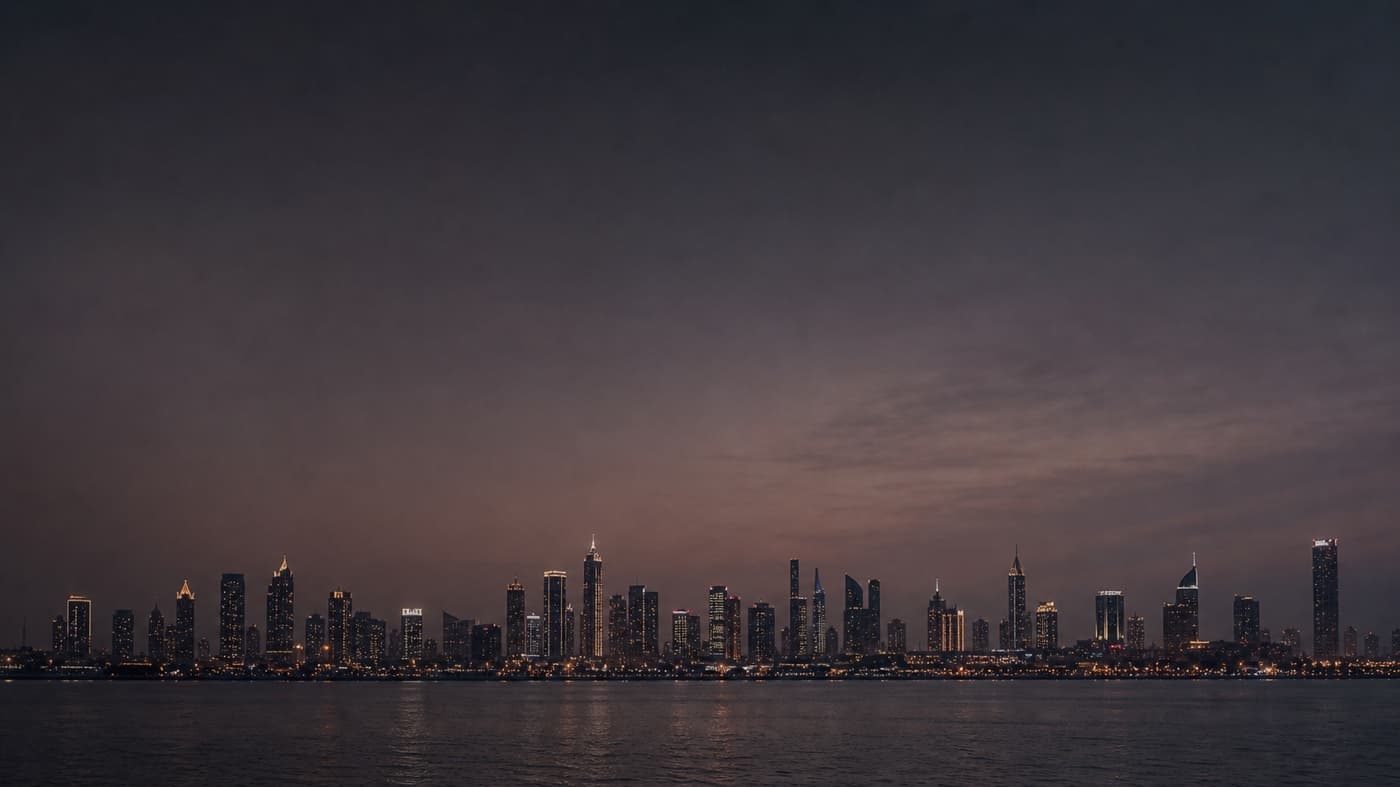 Dubai skyline at dusk